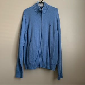 Tommy Hilfiger Men’s Size L Zip Through Cardigan Sweater
